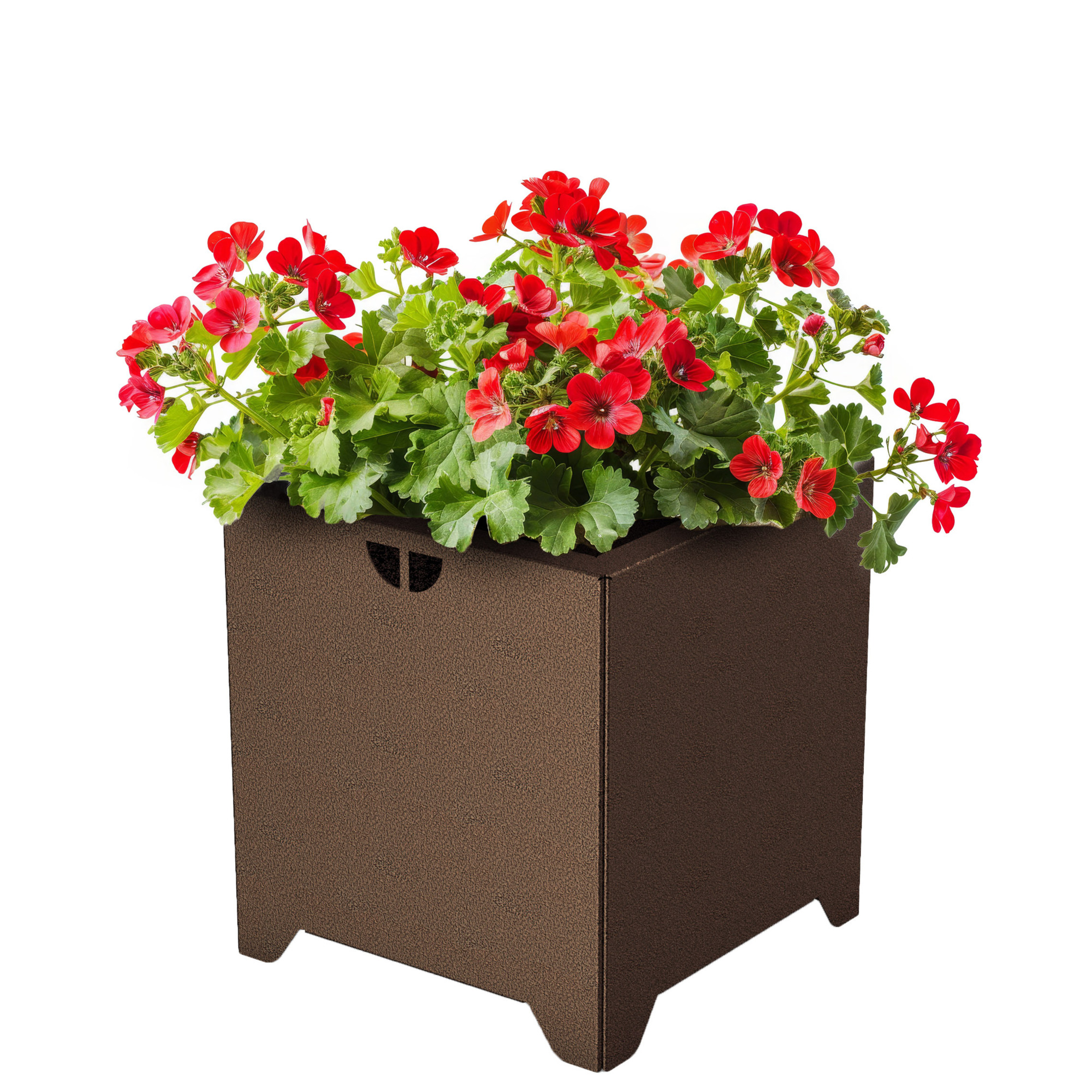 Tarter Modern Steel Planter Box — 17in. Cube, Model# PB17CV